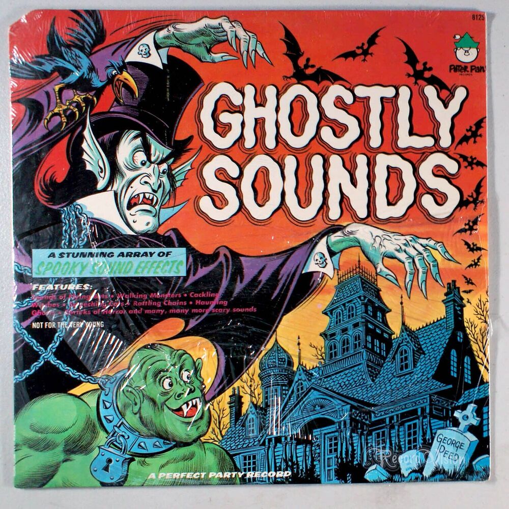 Ghostly Sounds (1975) [SEALED] Vinyl LP • Halloween, Haunted Sound Effects